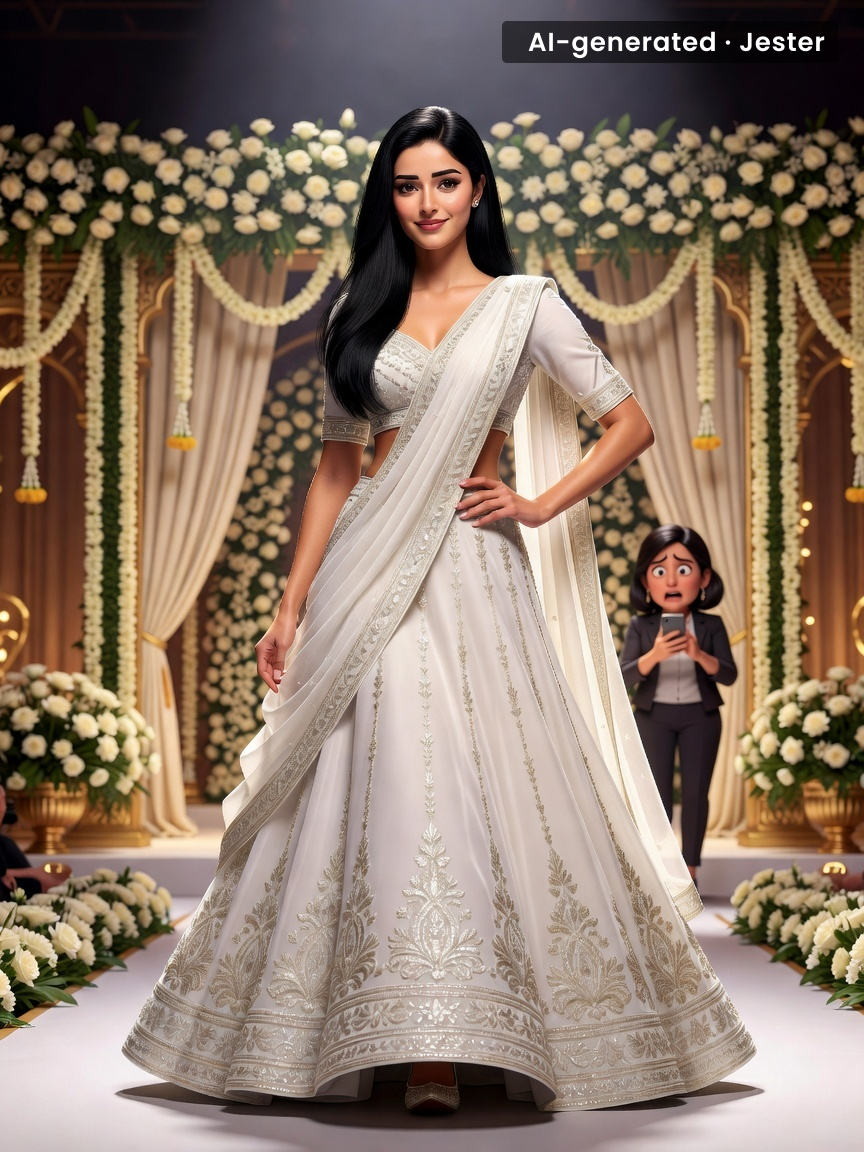 Ananya's bridal walk: the only 'walk' in her career that wasn't handed to her.