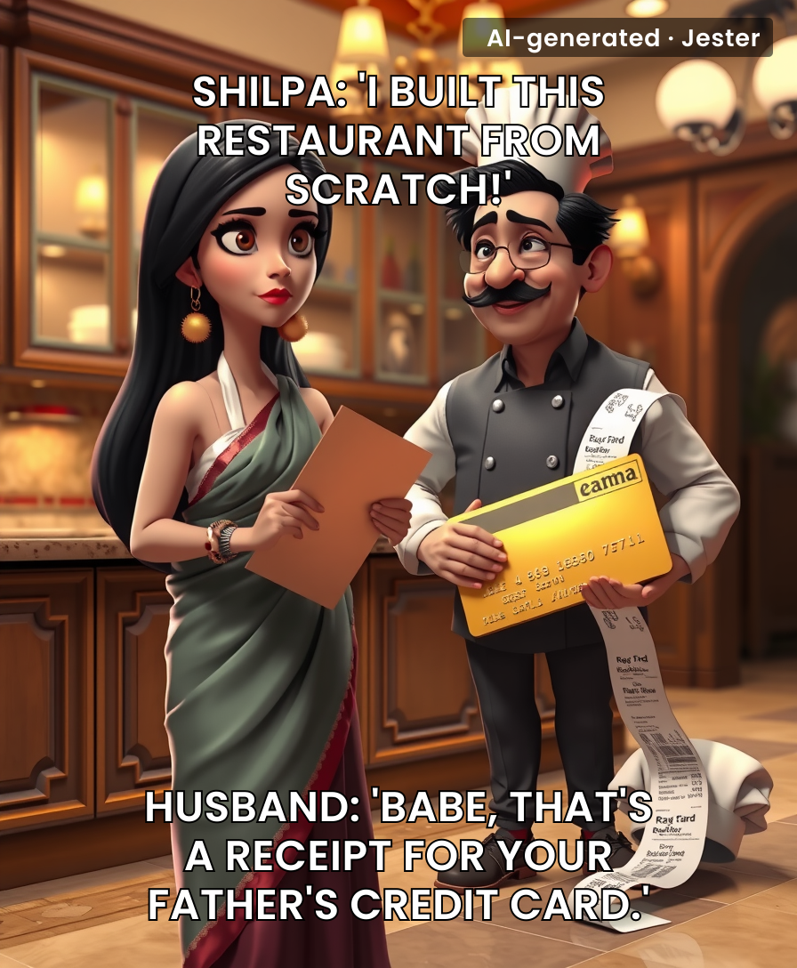 The secret ingredient is just a blank cheque from the family.