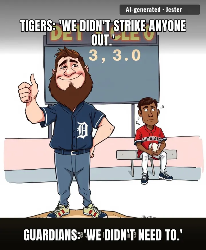 The Tigers won a game by doing absolutely nothing, while the Guardians invented a new way to lose.