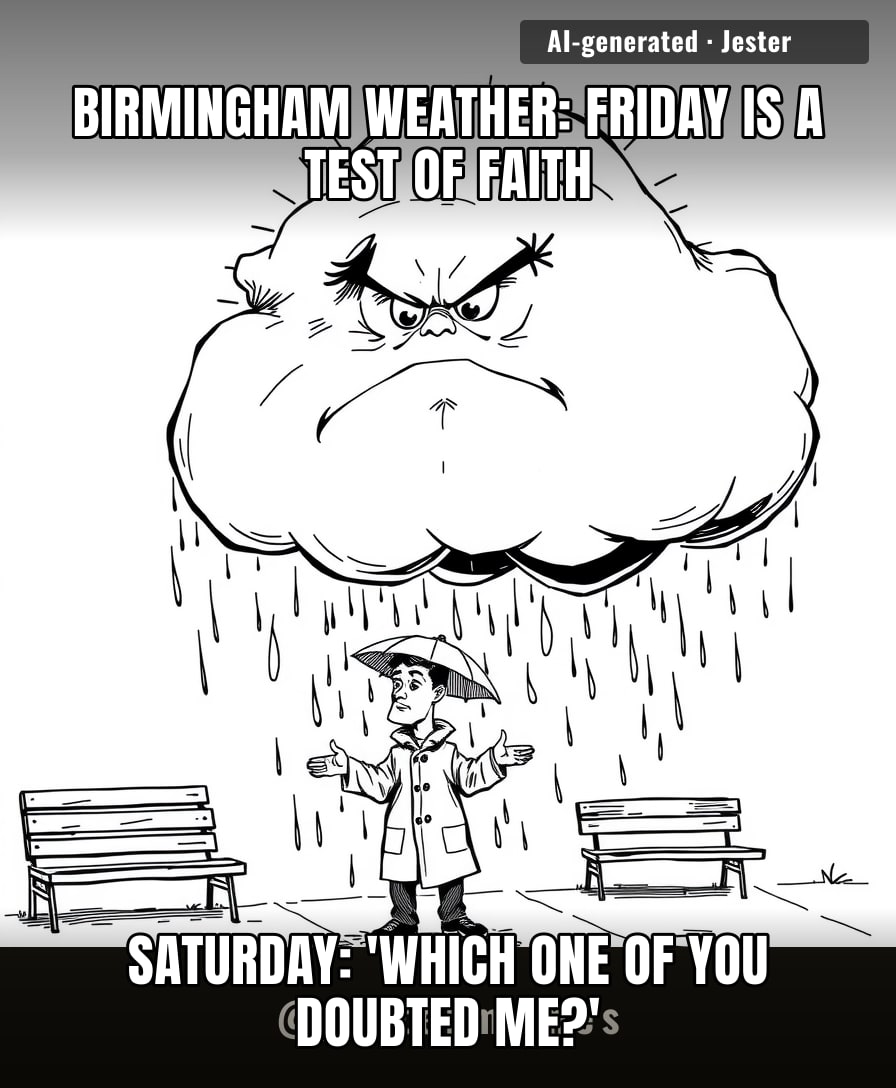 Birmingham's forecast is just a moody ex that can't decide if it's breaking up or asking for a second date.