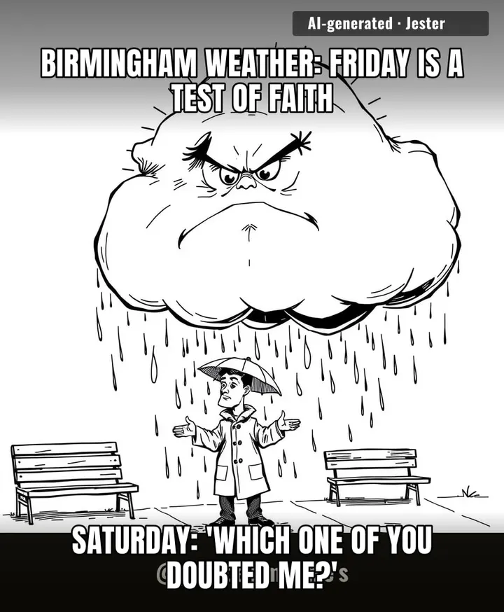 Birmingham's forecast is just a moody ex that can't decide if it's breaking up or asking for a second date.