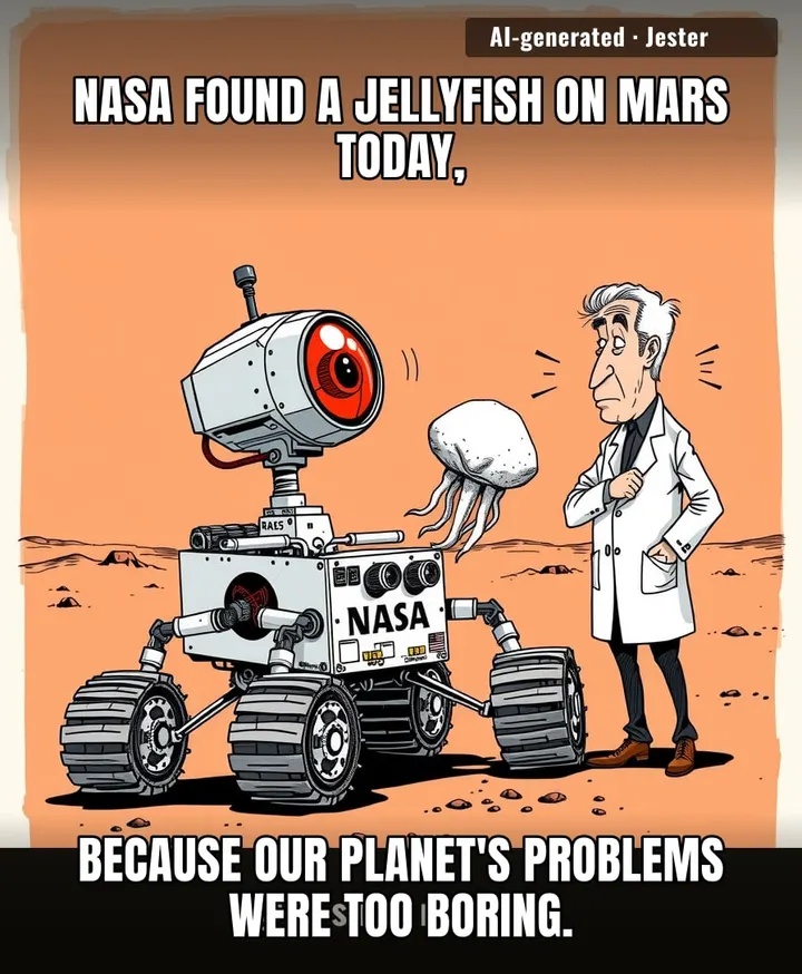 We really sent a multi-billion dollar rover to Mars just to discover that even the aliens are catfishing us.