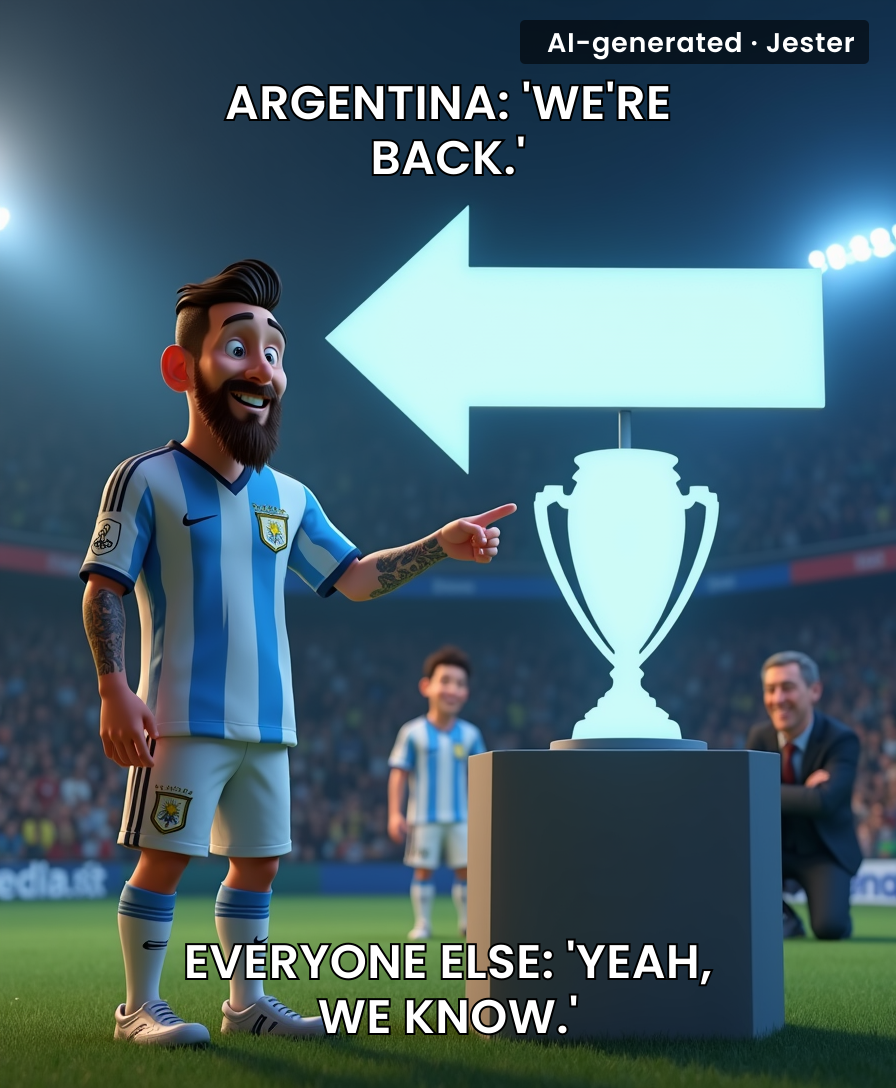 Argentina reaching the final is like your uncle asking about your job at every family dinner — inevitable and slightly exhausting.