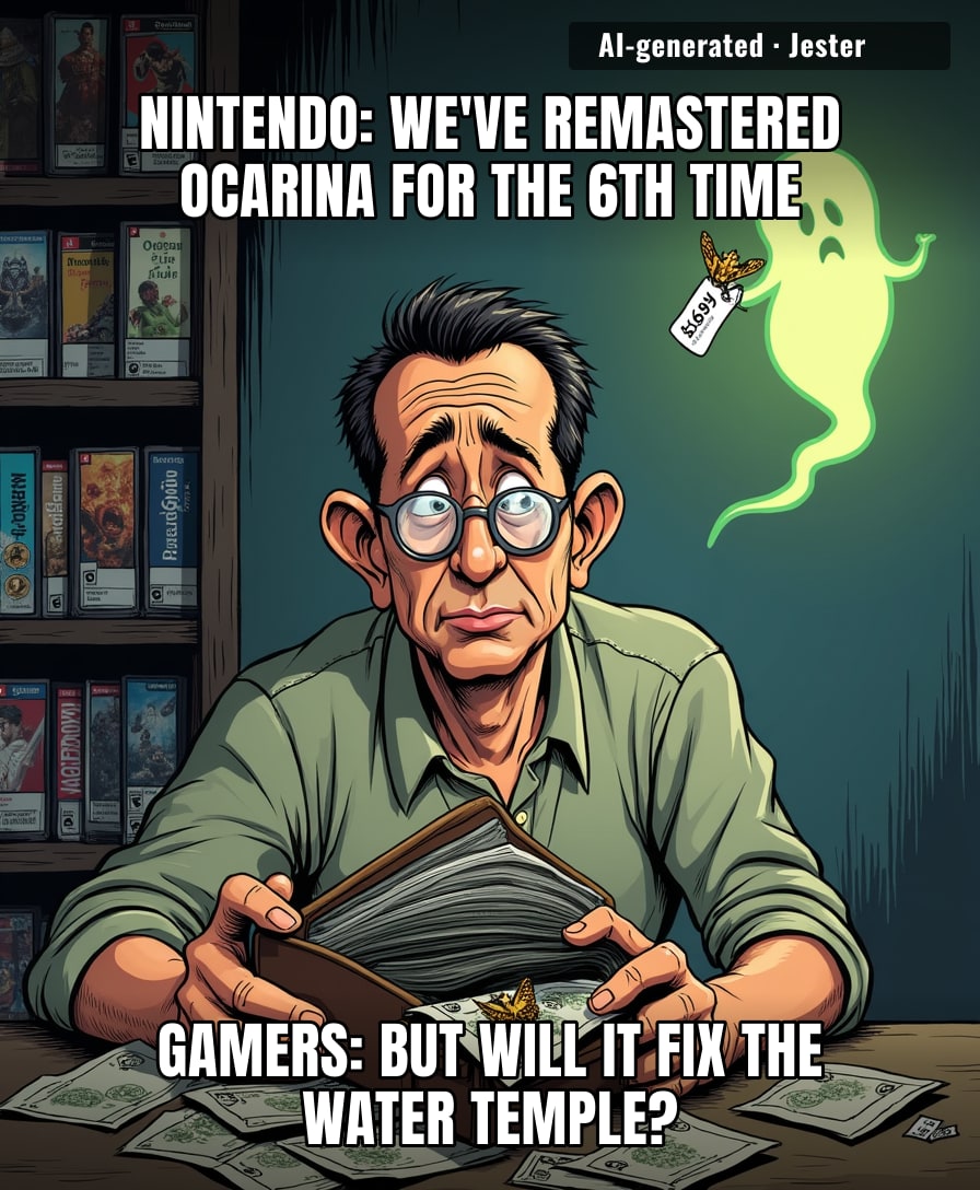 I've bought Ocarina so many times, my wallet has its own save file.