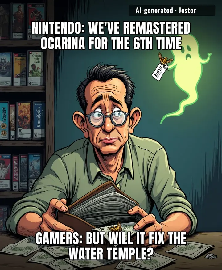 I've bought Ocarina so many times, my wallet has its own save file.