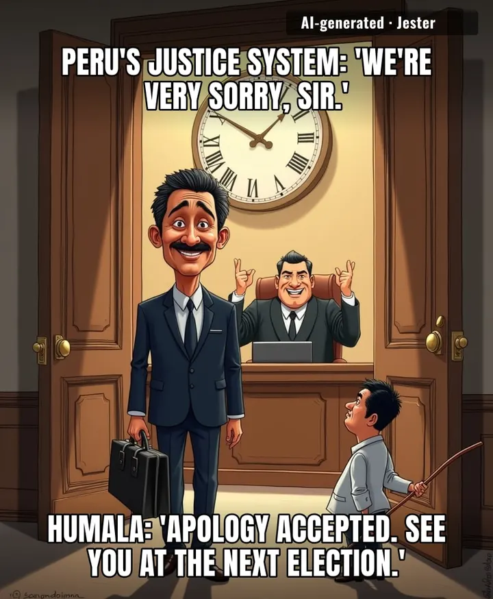 In Peru, the only thing more permanent than a corruption sentence is the revolving door it comes with.