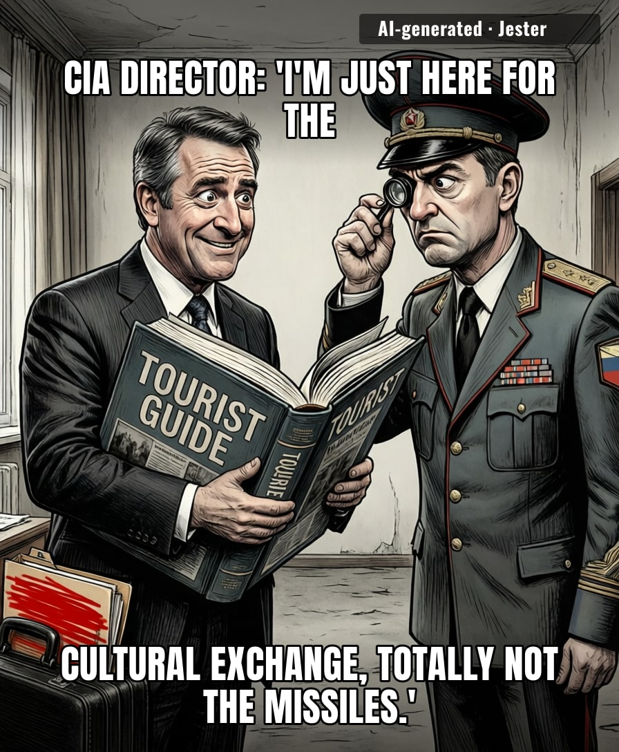 The most exclusive Moscow tourist attraction is clearly an unannounced visit from the guy who spends his life trying to track yours.