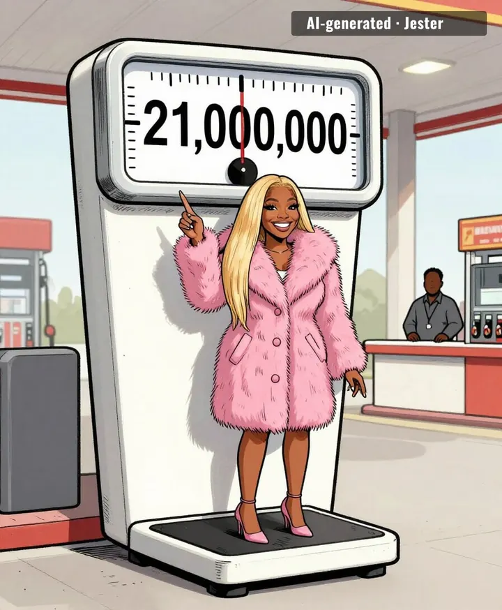 the scale read $21 million and she still called it her flex