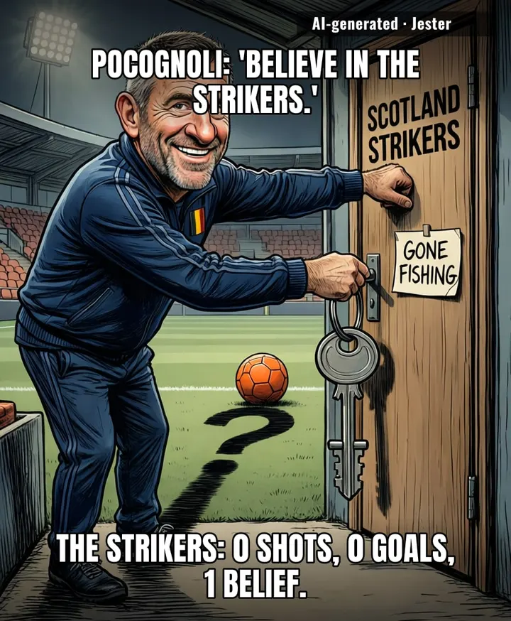 Pocognoli backs the strikers. A Belgian, publicly doing the optimistic thing.
