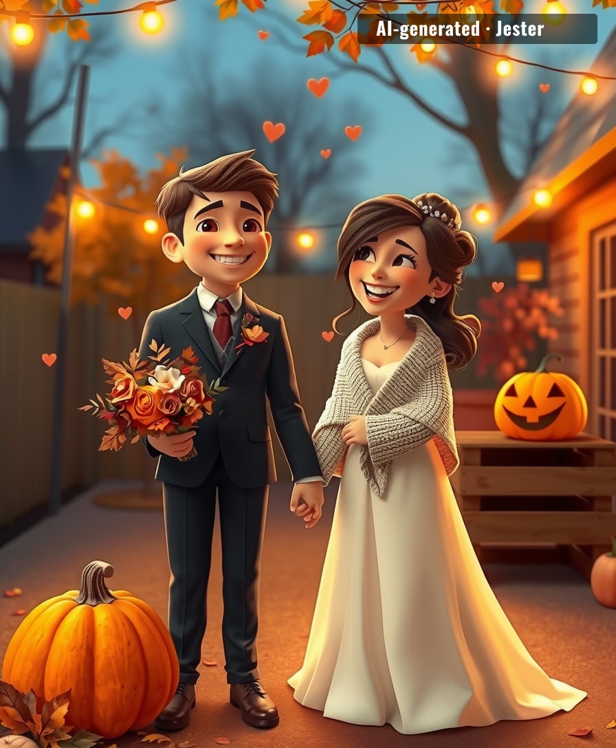 My wife said 'I do' days before Halloween — the only thing I've ever been truly terrified of is losing her.