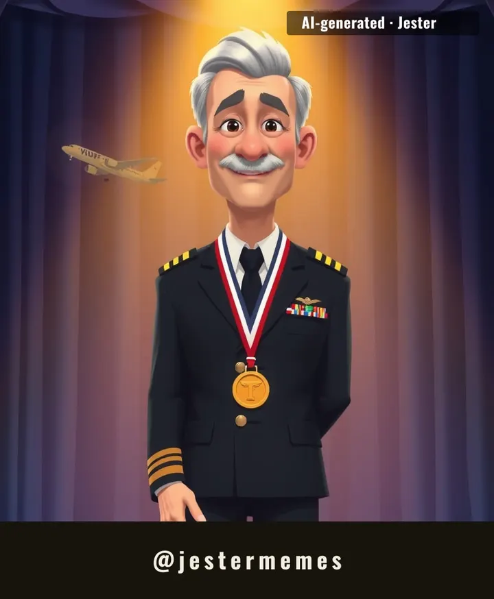 Seventeen years on and the man still can't resist a good water landing — this time he touched down gently in a Hall of Fame.