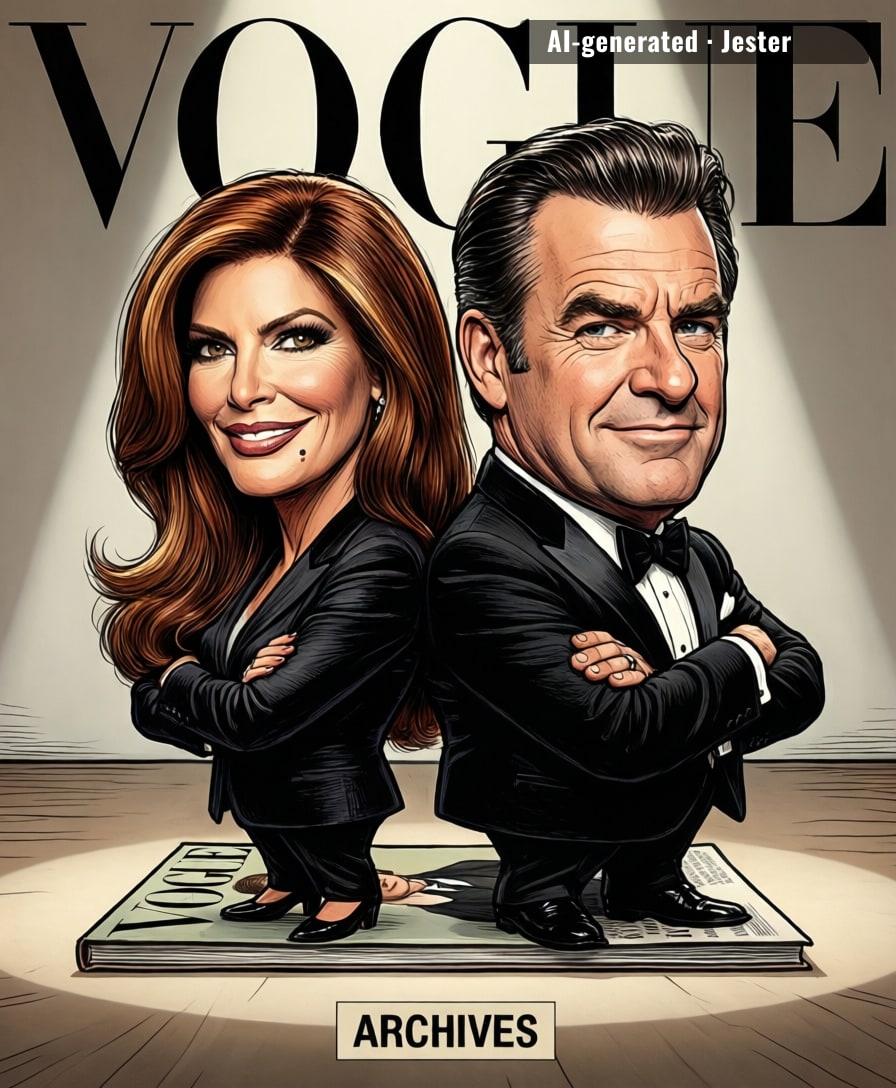 Vogue's archives just reminded us that 'the model and the movie star' is a headline, not a casting call.