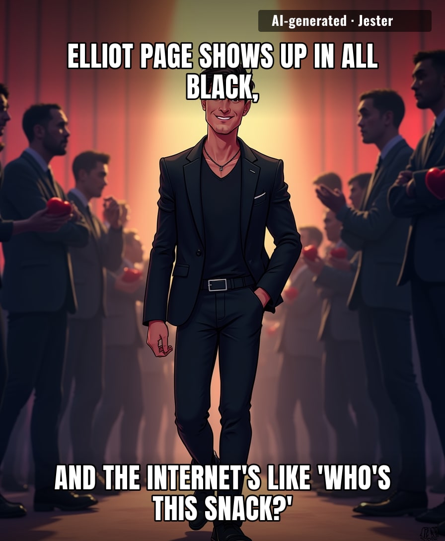 The only thing louder than the outfit is the comment section forgetting he exists.