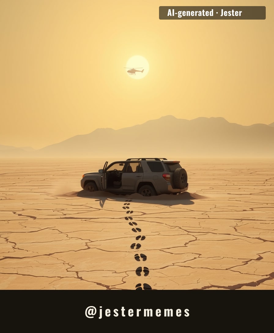 One wrong turn in the desert can be fatal, and the unforgiving heat leaves no room for error.