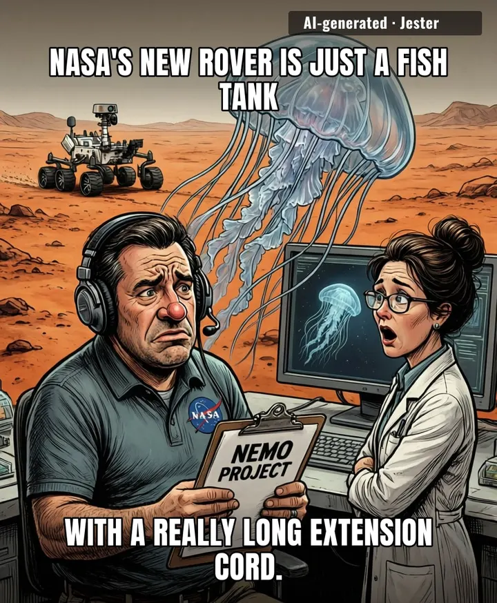 NASA's budget finally makes sense: they're just filming 'Finding Nemo' in space.