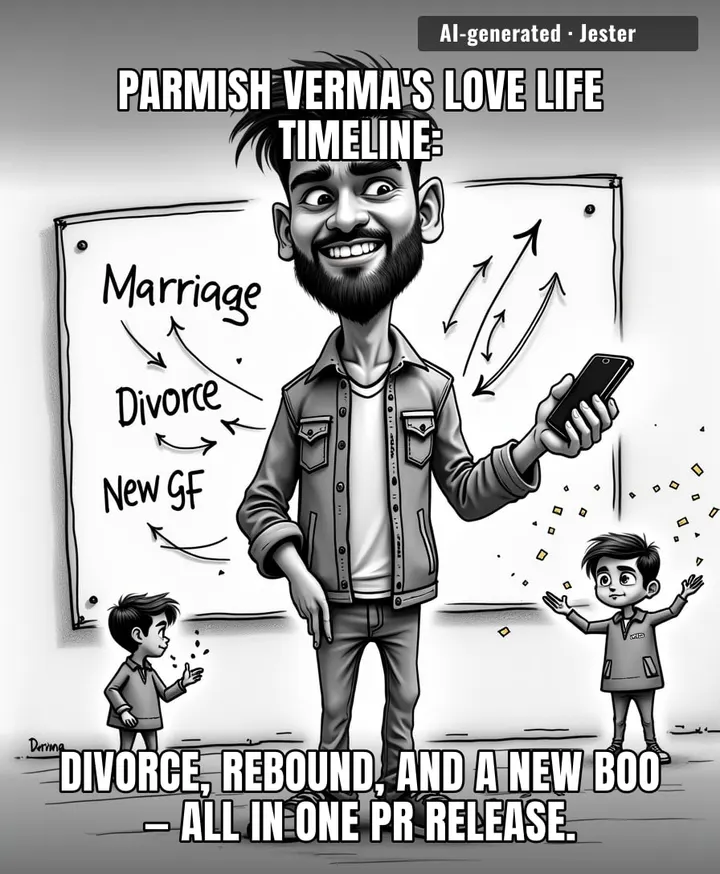 Parmish Verma speedruns breakups faster than his movies speedrun the box office.