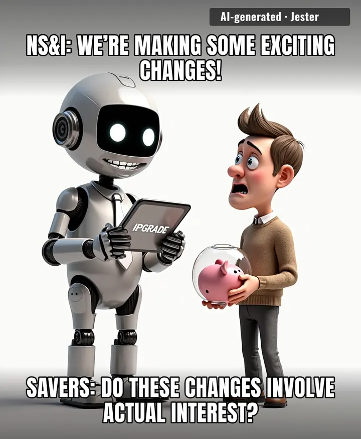 NS&I treating their savers like a long-distance relationship where the only thing they send is 'thinking of you' texts.