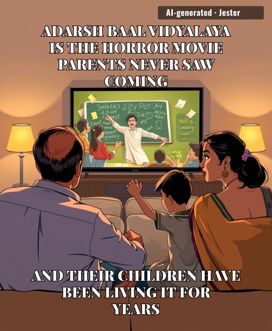 Adarsh Baal Vidyalaya proves that the education system doesn't need a reform, it needs an exorcist.