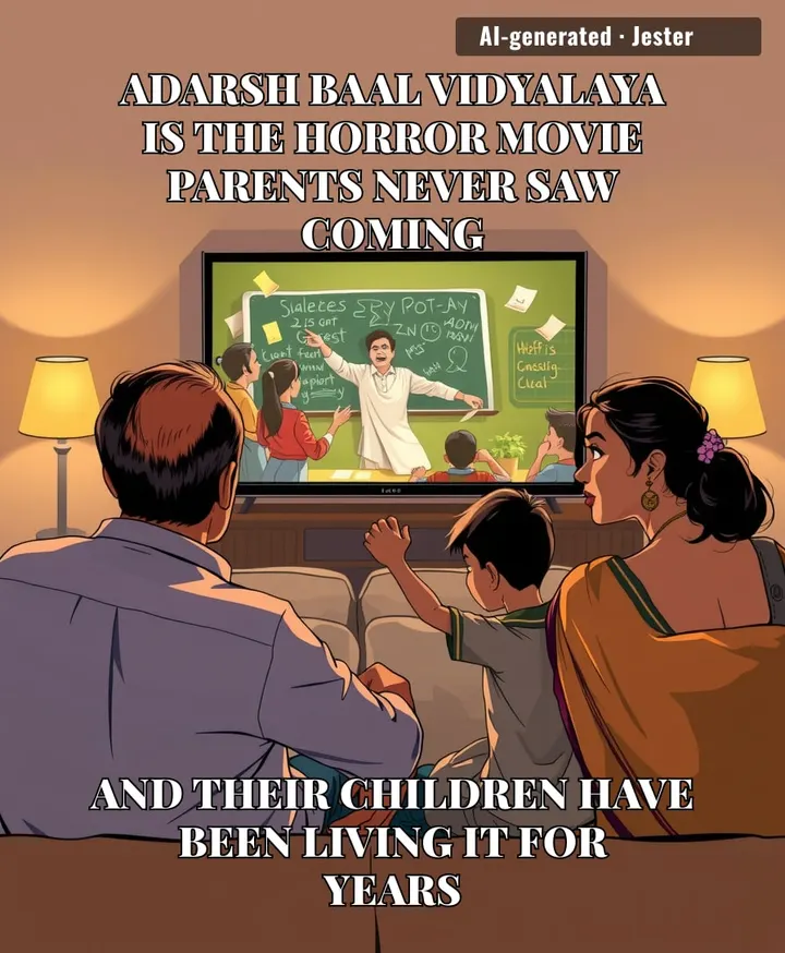 Adarsh Baal Vidyalaya proves that the education system doesn't need a reform, it needs an exorcist.