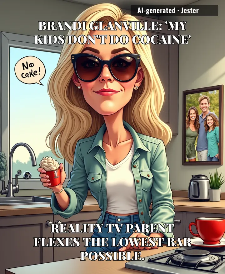 When your best parenting boast is 'at least they're not on coke' – that's a bar low enough to limbo under.