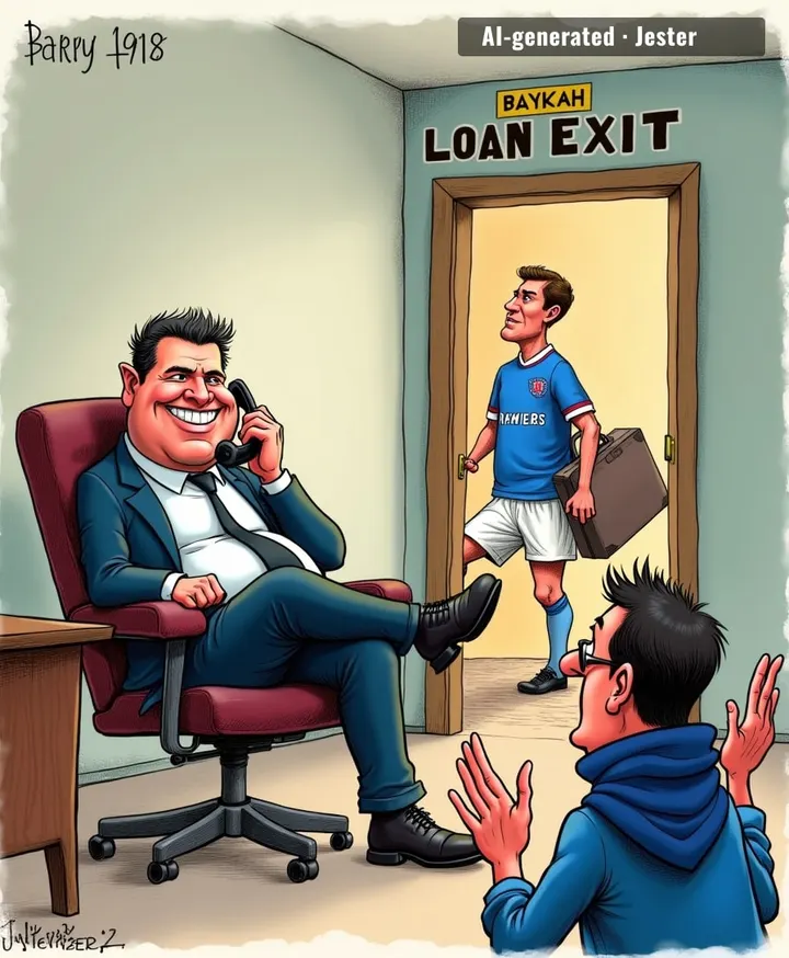 When the club legend's wish is a loan exit, you know the rebuild is going great.