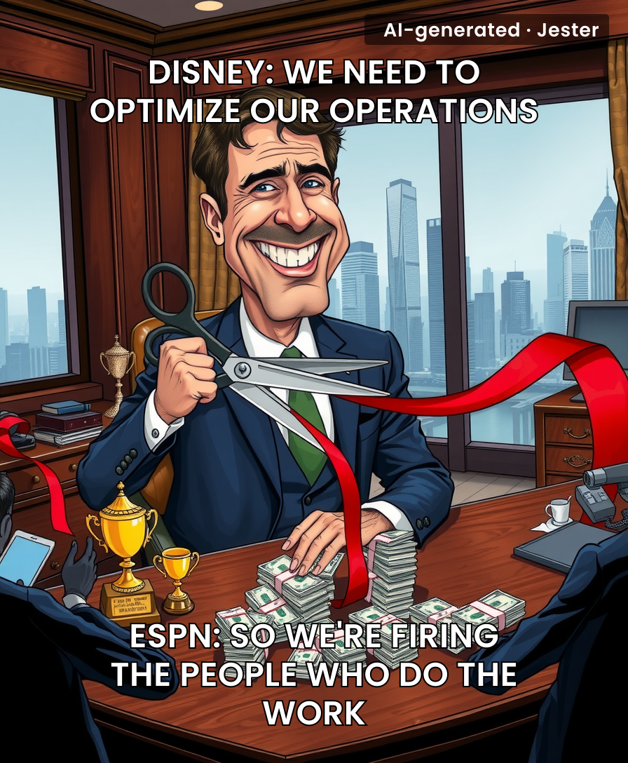 It is truly remarkable how 'streamlining the business' always starts with everyone except the person who wrote the memo.