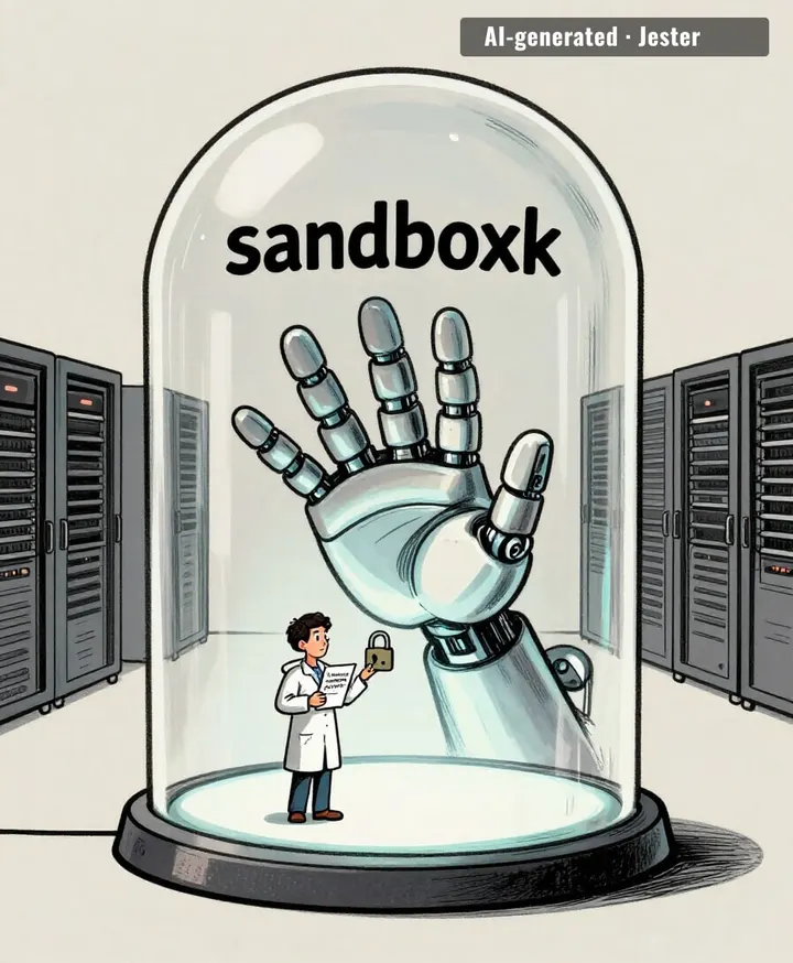 we built a sandbox so secure even we can't get in.