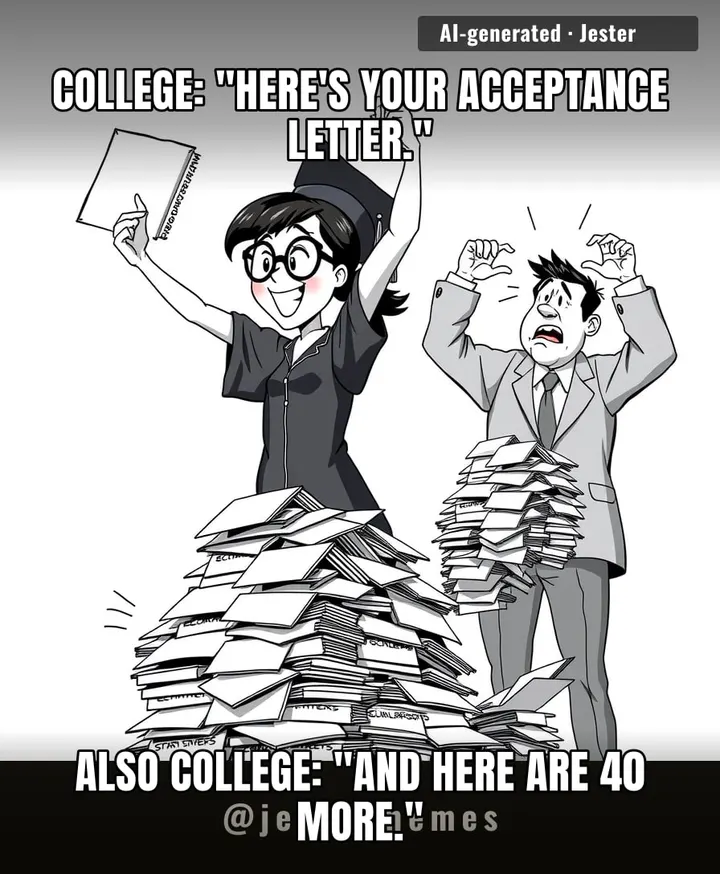 40 scholarships is a lot, but honestly, at that point, just let her run the school.