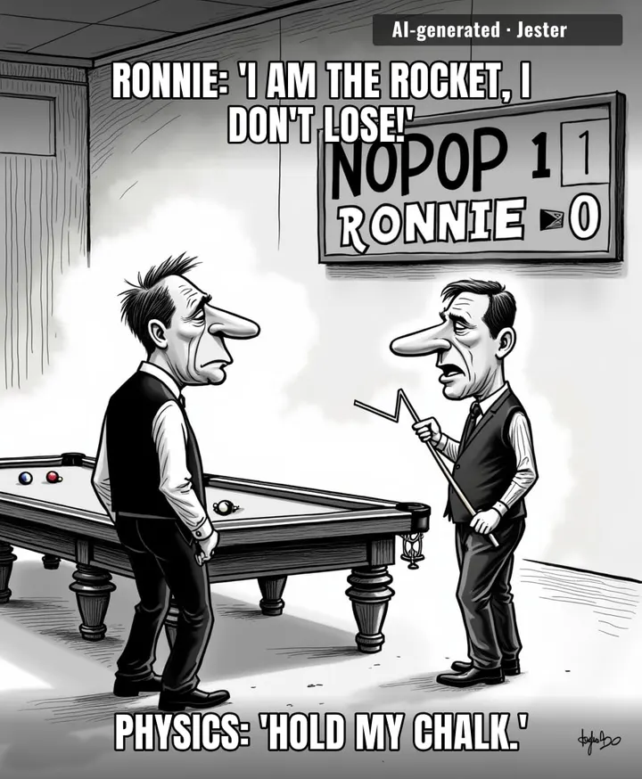 O'Sullivan just got humbled by a guy named Noppon, officially proving that even genius can't outrun the inevitable march of retirement.