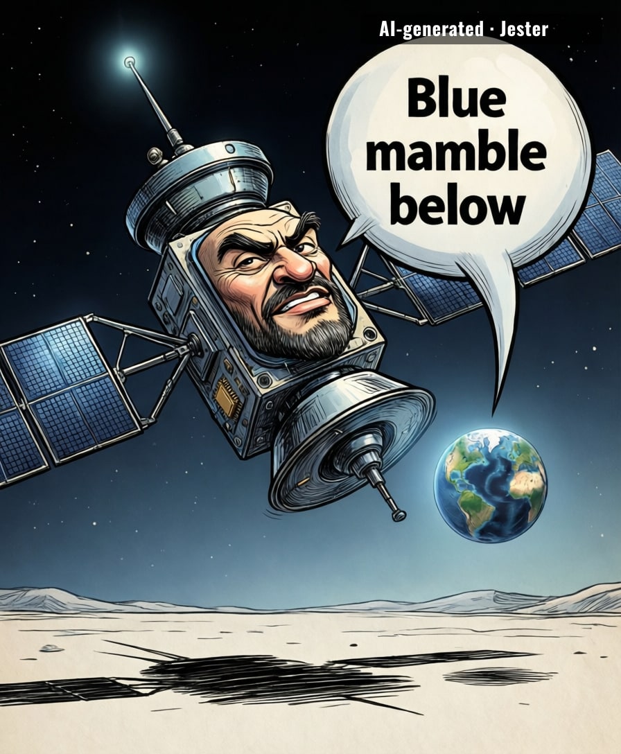 ai's first thought in space was a haiku, which is exactly what we feared.