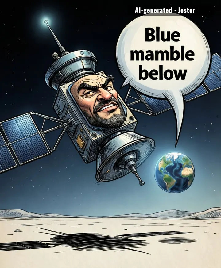 ai's first thought in space was a haiku, which is exactly what we feared.