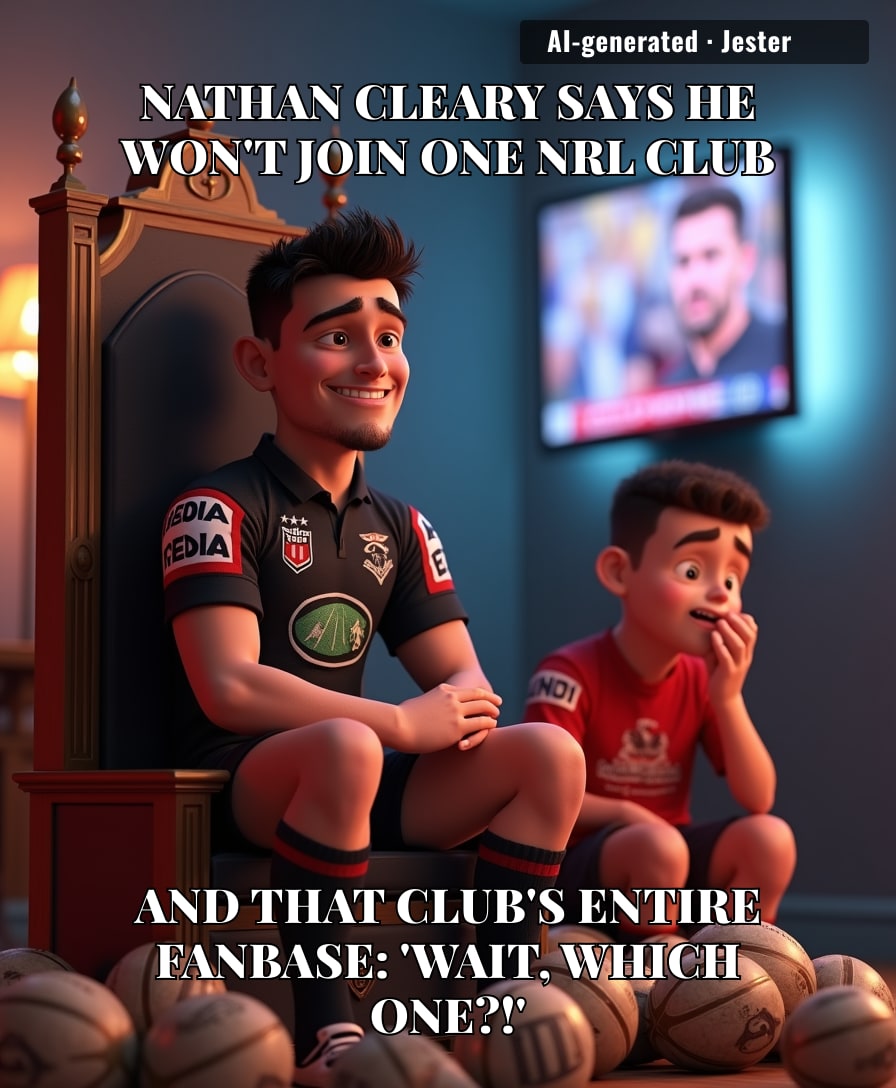 The NRL club Nathan Cleary just dissed just gained more relevance in one tweet than in the last decade.
