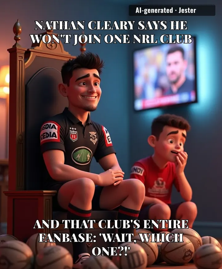 The NRL club Nathan Cleary just dissed just gained more relevance in one tweet than in the last decade.