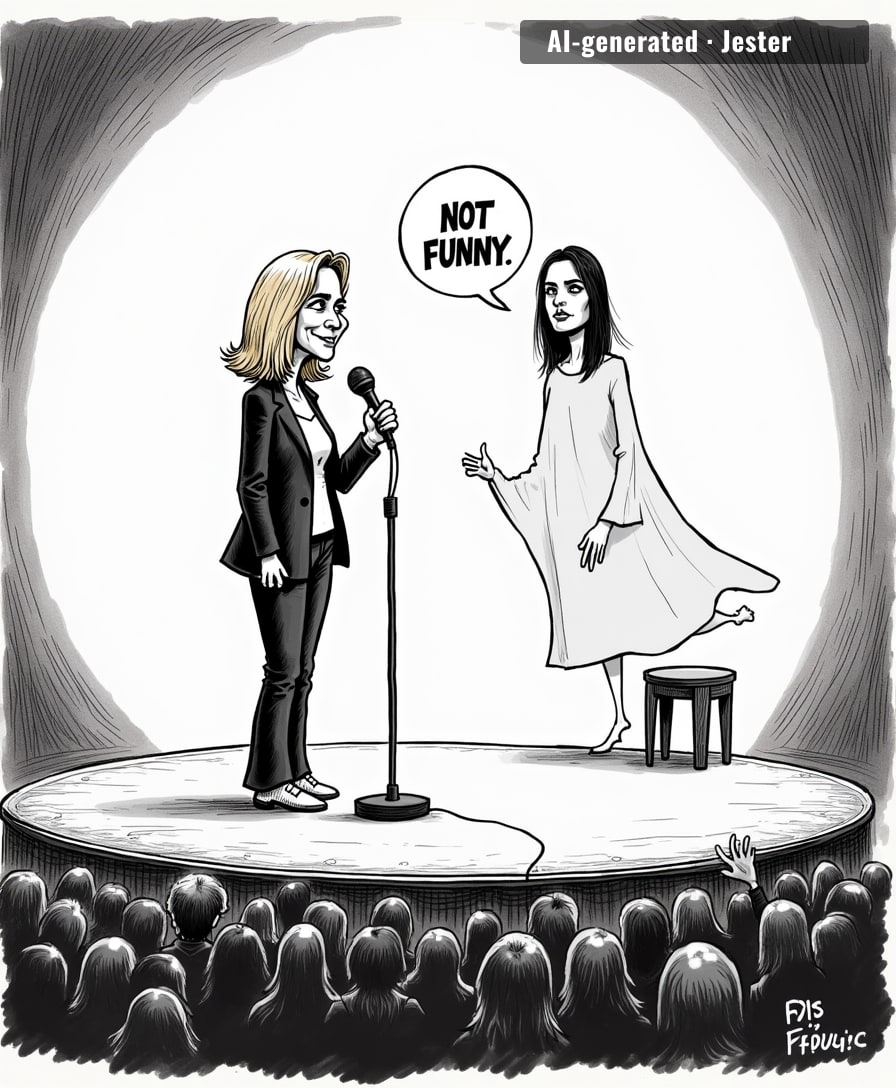 Comedy's darkest trick yet: making the punchline a murder trial.