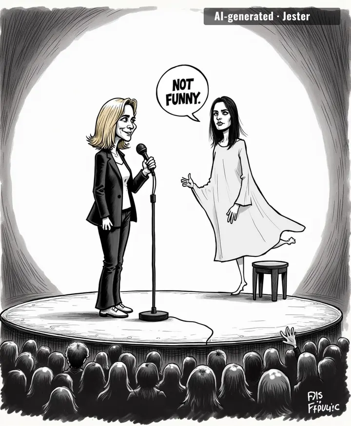 Comedy's darkest trick yet: making the punchline a murder trial.