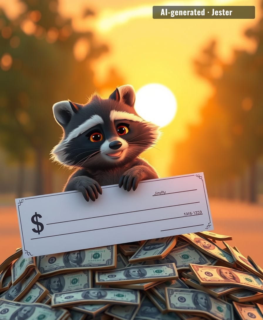 When a raccoon has better fundraising numbers than your entire CSR department.