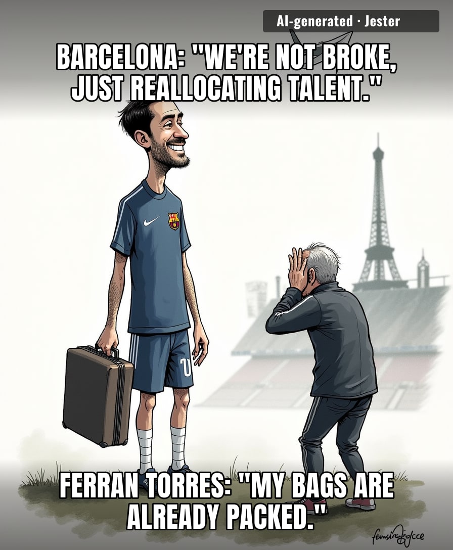 Barcelona's FFP strategy is just selling players to buy the same players back with a mustache.