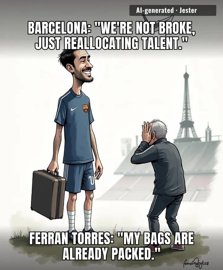 Barcelona's FFP strategy is just selling players to buy the same players back with a mustache.