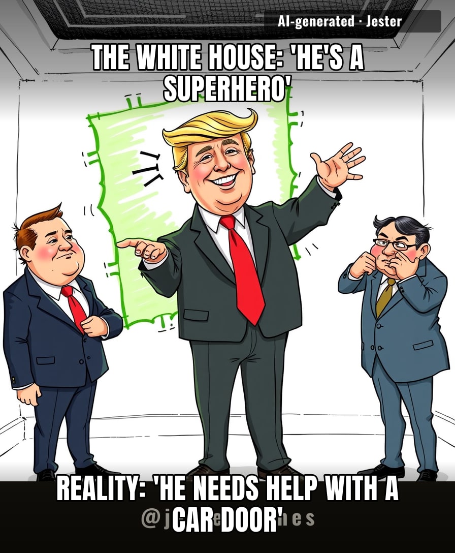 Trump getting a willpower ring is like giving a toddler the nuclear codes — the only thing it'll build is a wall around the salad bar.