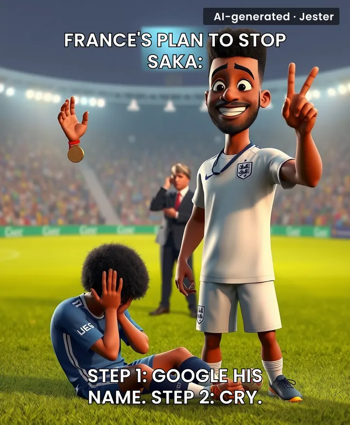 France's game plan: stop Mbappé. Saka: 'Allow me to introduce myself.'