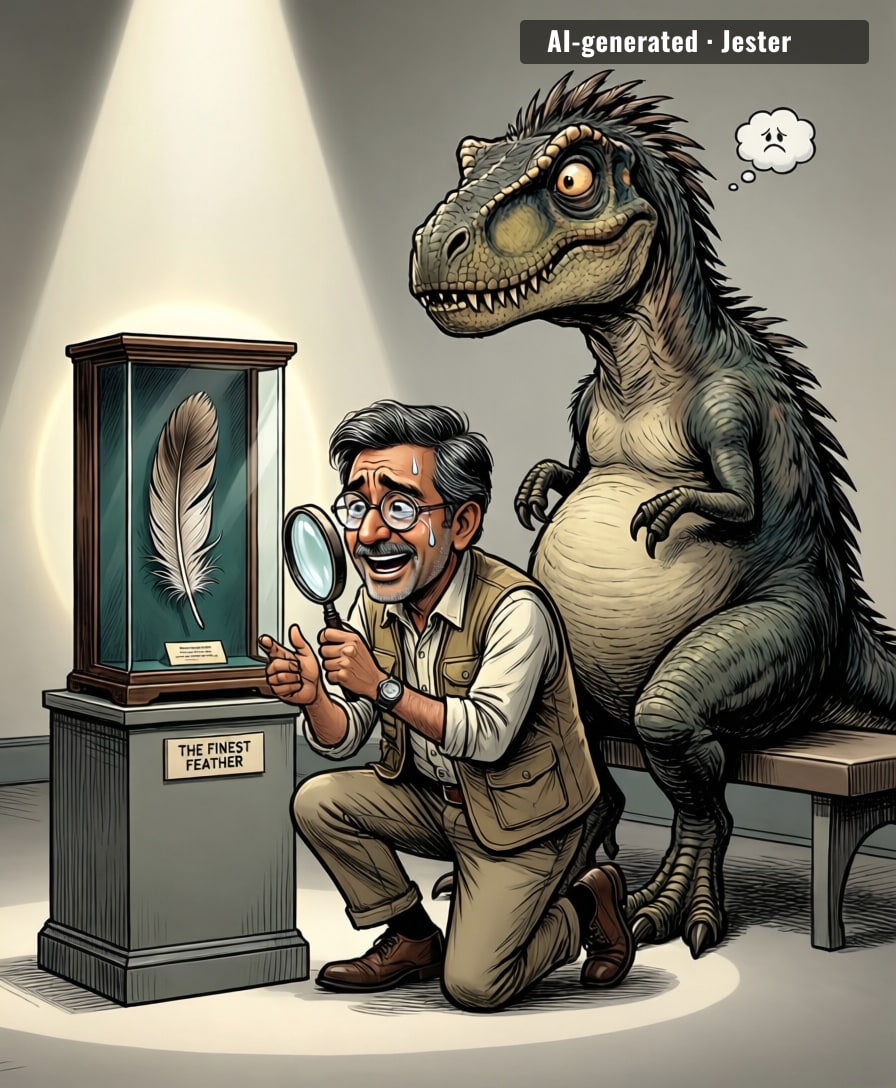 Every paleontologist's dream is to find the one fossil that proves even the Cretaceous period had a guy who ate something he absolutely should not have.
