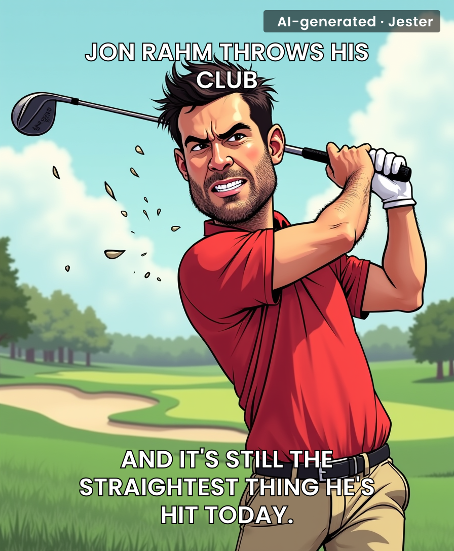 Nothing says 'gentleman's game' like yeeting a $500 club into the trees.