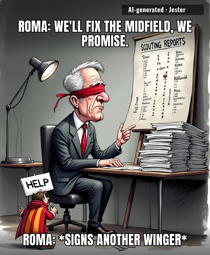 Roma's transfer strategy is just throwing darts at a board of names and praying one sticks to the backline.