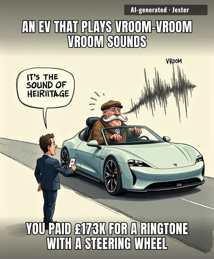 Bentley went electric but kept the sound of money burning