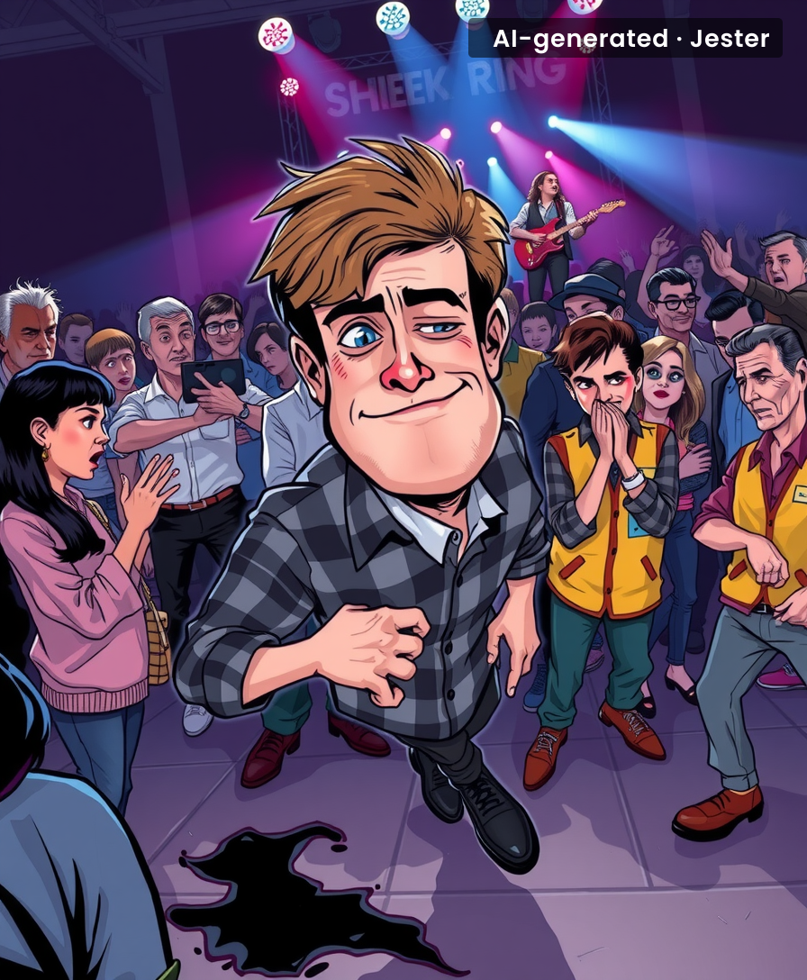 The only thing worse than a concert bathroom is a concert bathroom that moves toward you.