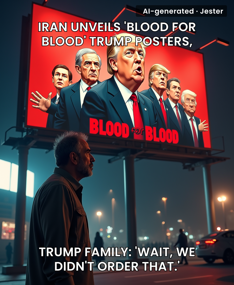 Iran's new poster campaign is the scariest thing they've done since the last time they threatened us—which was yesterday.