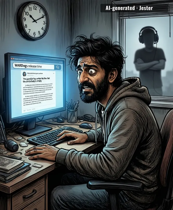 Gaming 'journalism' is just SEO with a pulse — the writer found out the time and still couldn't get a source to confirm it.