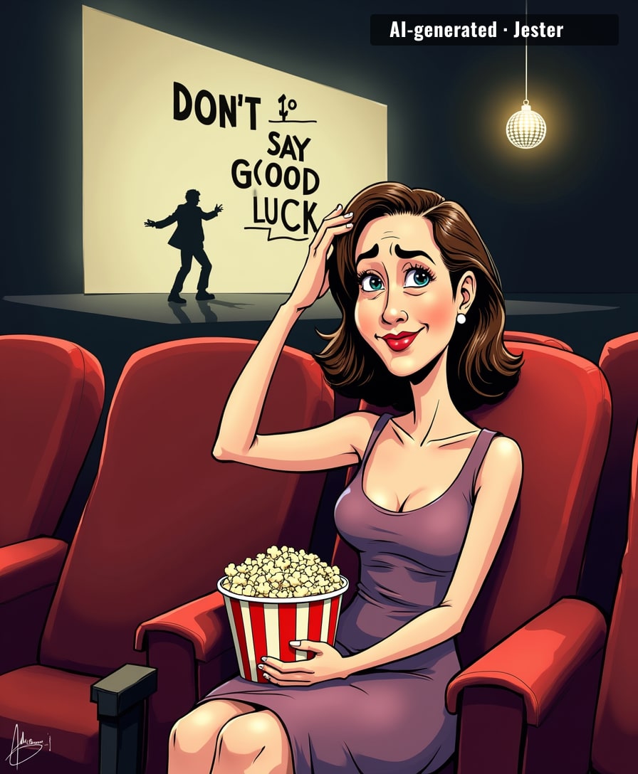 The only thing scarier than a horror movie is having to watch your husband's dance moves at the premiere.