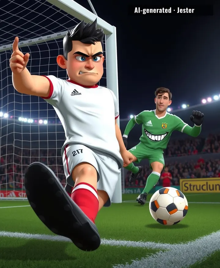 The post had a better game than most strikers today, and it wasn't even playing.