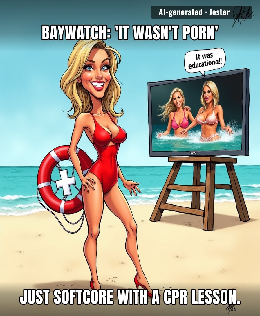 Carmen Electra says the show taught CPR, but the real lesson was that boobs get better ratings than breathing.